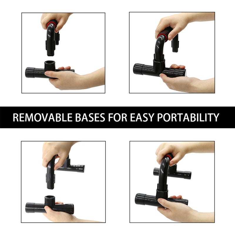 Redipo Push Up Bars Strength Training - Workout Stands With Ergonomic Push-up Bracket Board with Anti-Slip Sturdy Structure Portable for Home Fitness Training, Push Up Stands Handle for Floor Workouts - Image 4